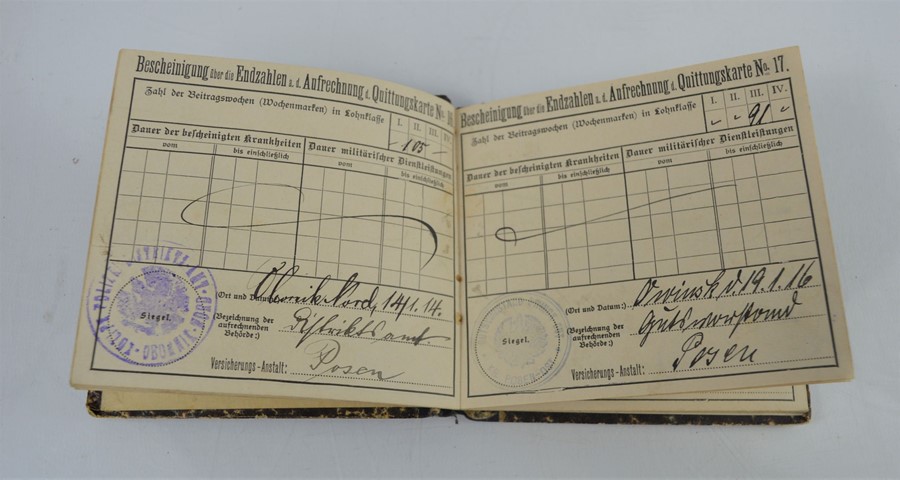 A German WWI soldiers pay book and savings book - Image 3 of 3