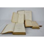 Four 18th / 19th century books: The Analogy of Religion, The Works of Shakespeare dated 1767, and