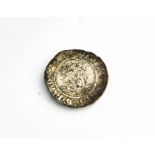 A King Henry VIII silver half groat, two pence, second coinage, 1526-1544.