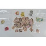 A group of Victorian stamps many different values to include, 6d, 3d, 4 1/2d, 2d, one penny and