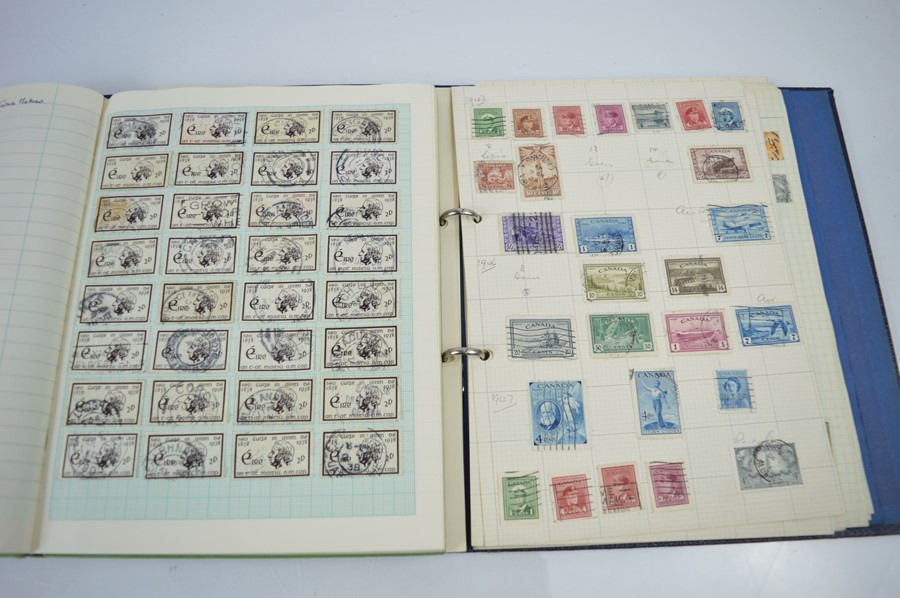 Two albums of British Empire, Egypt and Irish stamps some early examples - Image 5 of 18