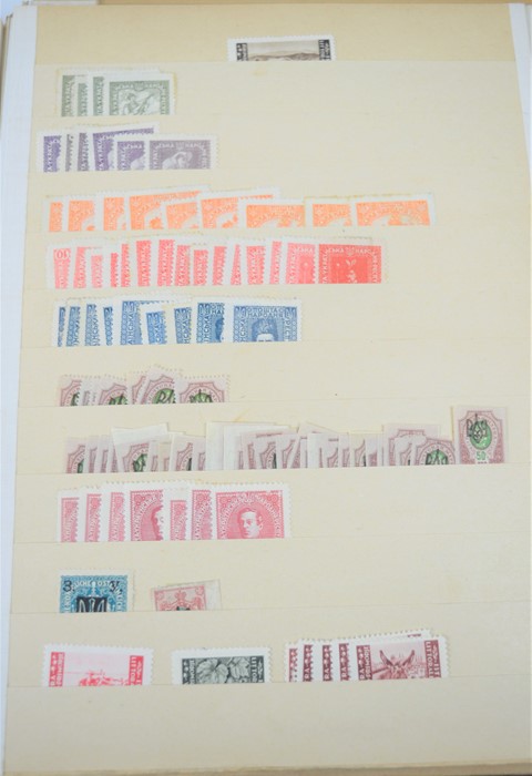 An album of worldwide stamps, some early and mint examples to include Japan, China, Bolivia, - Image 4 of 11