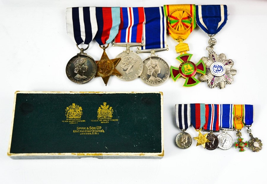 A set of Medals and Decorations Awarded to Kenneth Mayer together with the boxed miniatures, to - Image 4 of 8