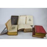 A group of 19th century books to include The Etonian, Hinduee Gospels and others.