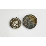 A King Edward II silver penny, Durham Mint, 1307-1327 together with Certificate of Authenticity with
