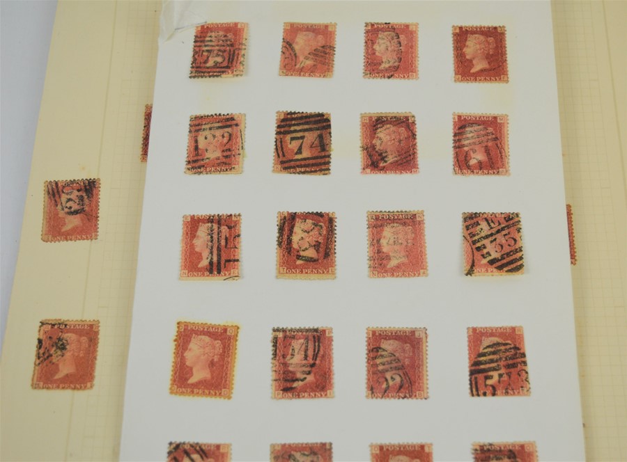 A quantity of Penny Red stamps including a block of two, various plate numbers approx 150 plus - Image 3 of 3