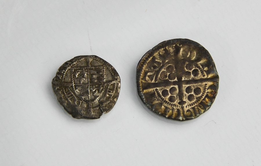 A King Edward II silver penny, Durham Mint, 1307-1327 together with Certificate of Authenticity with - Image 2 of 2