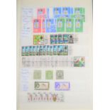 An album of British and British colonies stamps to include Turk islands,St Vincent,Virgin Islands,