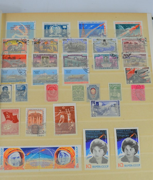 A stamp album of British and worldwide stamps to include - Luxembourg - Poland - Italy - Russia - - Image 14 of 19