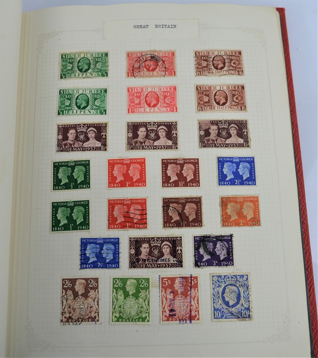 An album of early British and worldwide stamps to include penny reds and other examples - Image 3 of 10