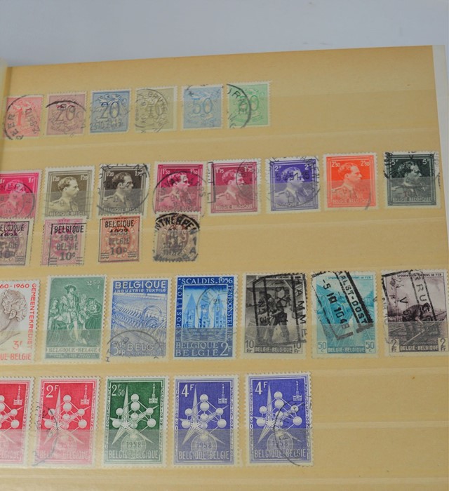 A stamp album of British and worldwide stamps to include - Luxembourg - Poland - Italy - Russia - - Image 6 of 19