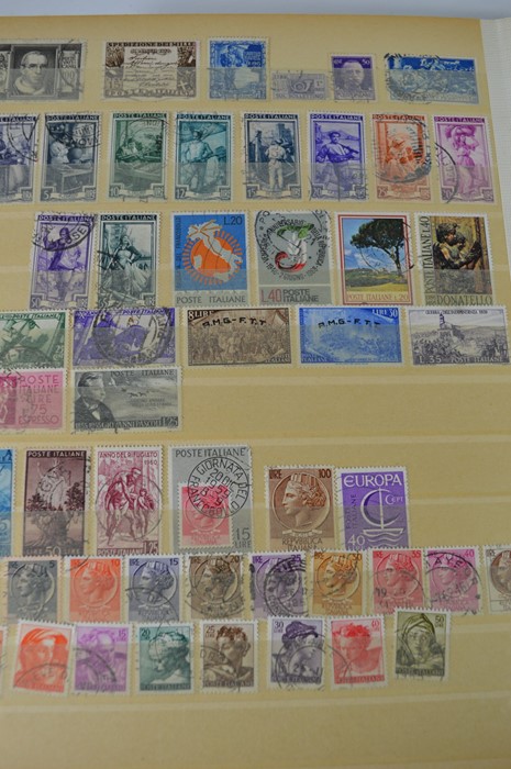 A stamp album of British and worldwide stamps to include - Luxembourg - Poland - Italy - Russia - - Image 13 of 19