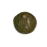 A St Patrick New Jersey farthing / Mark Newby farthing. [One of the earliest American coins struck
