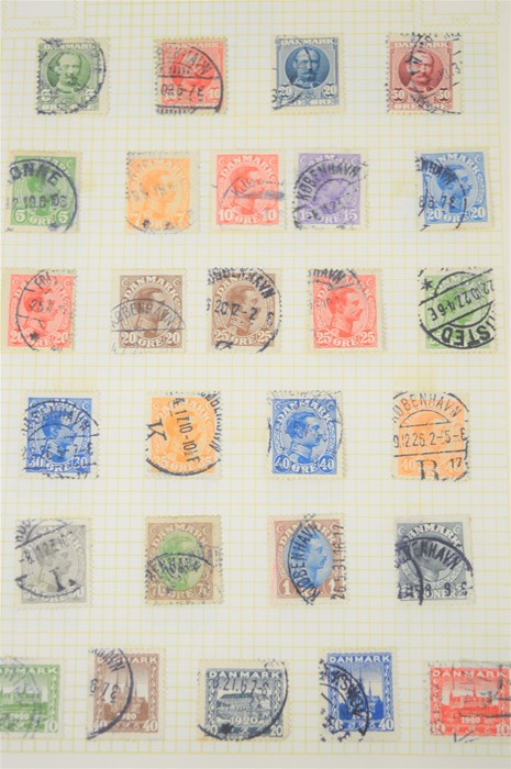 A selection of stamps from Denmark,Romania,Iceland some early examples together with a group of mint - Image 4 of 6