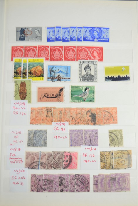 An album of British and British colonies stamps to include Turk islands,St Vincent,Virgin Islands, - Image 10 of 15