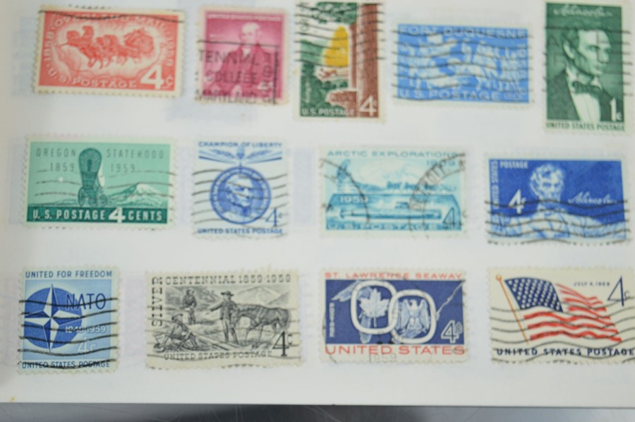 A selection of worldwide stamps to include India,America and Spain, 1940s to 1960s approx 450 plus - Image 7 of 8
