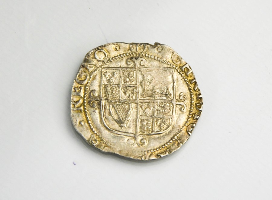 A silver King Charles I hammered shilling, year of issue 1625-1649. - Image 2 of 2