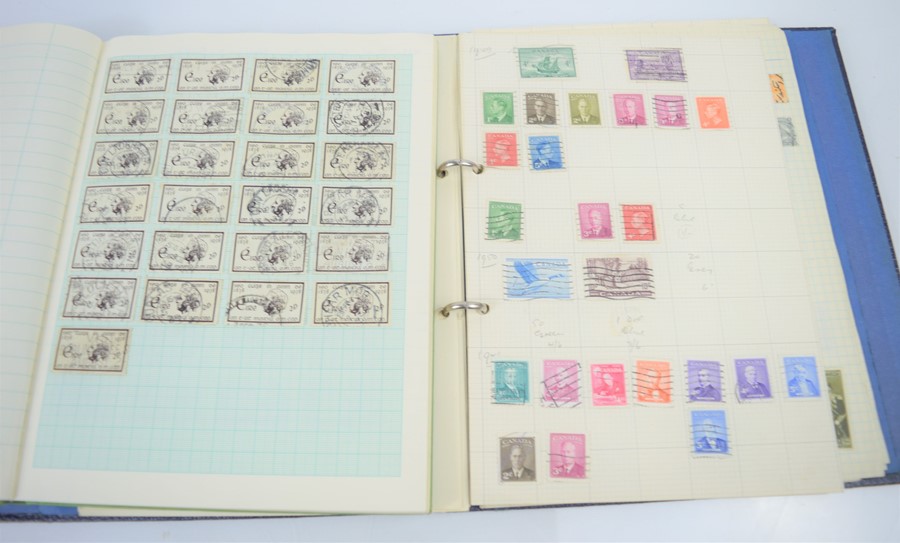 Two albums of British Empire, Egypt and Irish stamps some early examples - Image 6 of 18