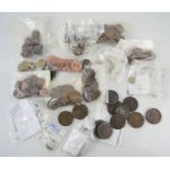 A quantity of British coins to include George III Isle Of Man 1813 halfpenny , Maundy coins,