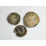A Queen Elizabeth I threepence, a hammered silver King Richard I penny 'The Lion Heart' 1189-1199,