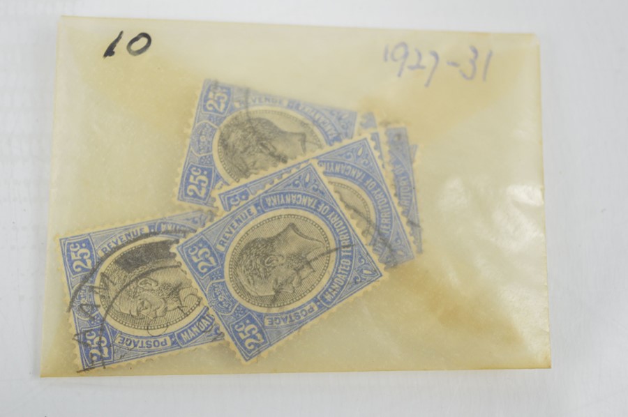 A quantity of Tanganyika King George V 1927-31 stamps, approx 300 stamps - Image 4 of 4