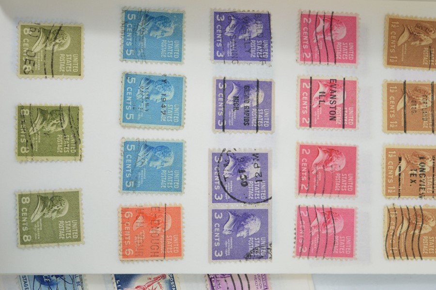 A selection of worldwide stamps to include India,America and Spain, 1940s to 1960s approx 450 plus - Image 4 of 8