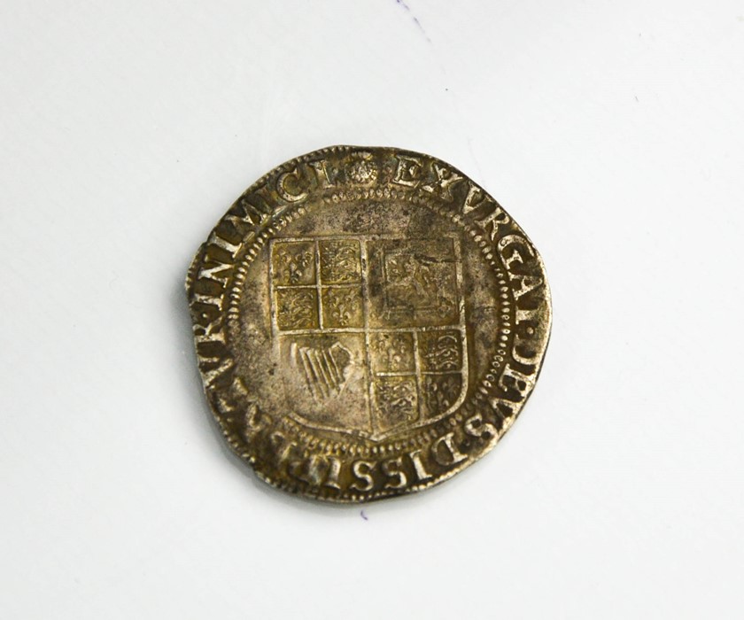 A silver King James I shilling, date of issue 1603-1625. - Image 2 of 2