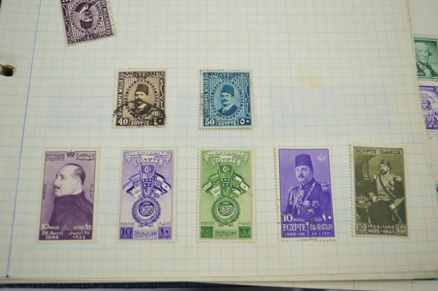 Two albums of British Empire, Egypt and Irish stamps some early examples - Image 12 of 18