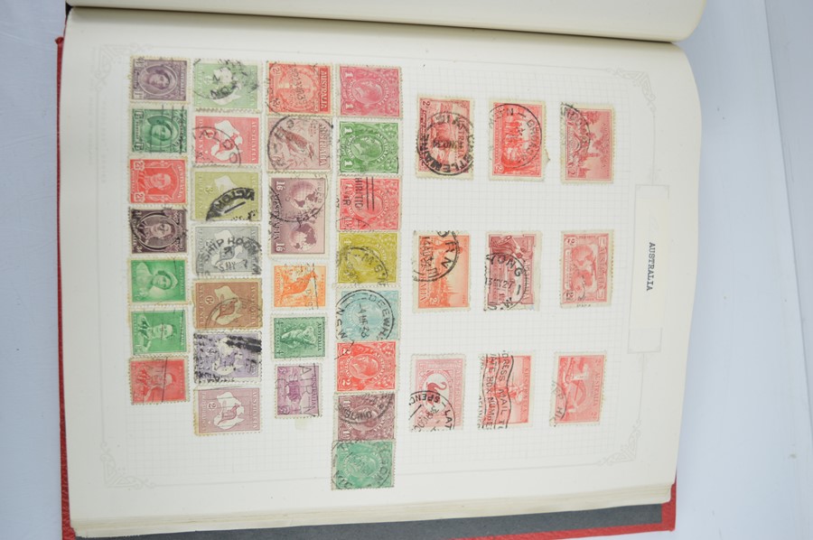 An album of early British and worldwide stamps to include penny reds and other examples - Image 10 of 10