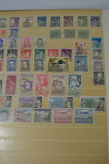 A stamp album of British and worldwide stamps to include - Luxembourg - Poland - Italy - Russia - - Image 12 of 19