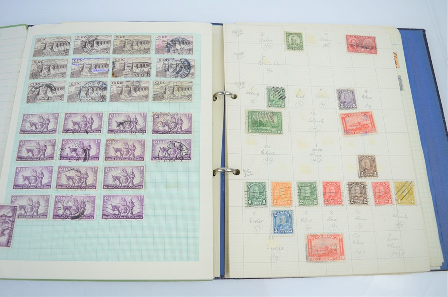 Two albums of British Empire, Egypt and Irish stamps some early examples - Image 2 of 18