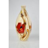 A Moorcroft vase, Poppy & Wheat design, signed and dated 2009, 24cm high.
