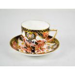 A Royal Crown Derby coffee cup and saucer.