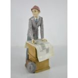 A Lladro porcelain figurine titled The Architect, number 5214, 29cm high.