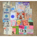 A collection of Doris Day 7" vinyl singles and EPs, to include everybody loves a lover Dutch
