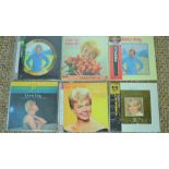 A group of 8 Doris Day LPs, Japanese pressings, Sony label, to include, Show time, day by night etc