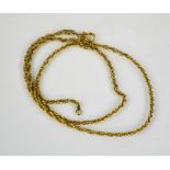 A 9ct gold necklace, 47cms long, 5.1g.