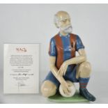 A Lladro Nao porcelain figure of the Avi del Barca, limited edition 788/5000, dated 28th May 1998,