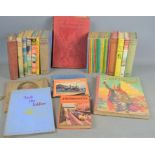 A quantity of children's books to include Biggles, Swiss Family Robinson, Gullivers Travels etc