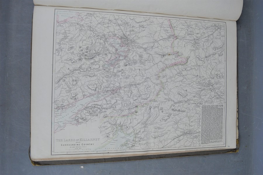 Cassell's Universal Atlas of British maps showing the principal routes of railway throughout the - Bild 4 aus 5