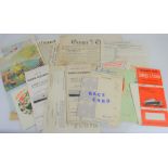 A group of Cunard-White Star Line and Cunard ephemera to include R.M.S Queen Elizabeth onboard