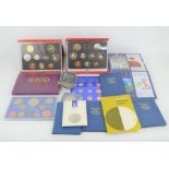 A quantity of uncirculated and commemorative coins to include Royal mint 1989 collection, coinage of