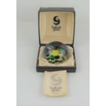 A Selkirk "Dragonfly" limited edition paperweight by Peter Holmes in original box with certificate