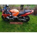 A 2002 Honda CBR600 f4i, mot until 1st November 2021, 31k miles, recent fairing kit, aftermarket