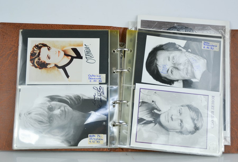 An album of autographed original photos of known film stars from the 50s-70s including Elizabeth - Image 2 of 5