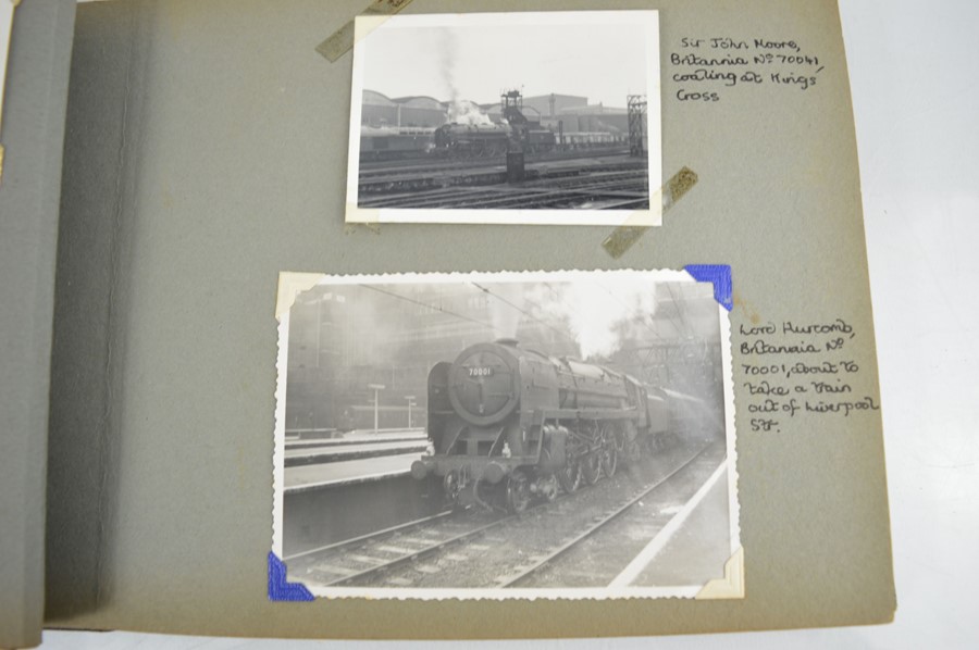 A vintage album of steam locomotives to include the Crystal palace special 1954, Union of South - Image 9 of 16