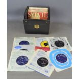 A group of 7" singles to include The Rolling Stones, The Beatles, David Bowie etc