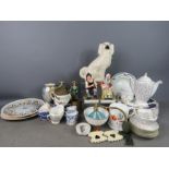 A quantity of ceramics to include Royal Doulton, Staffordshire, Minton part coffee set, Wedgwood and