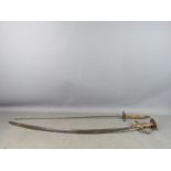 A Solingen German fencing sword and antique sabre sword