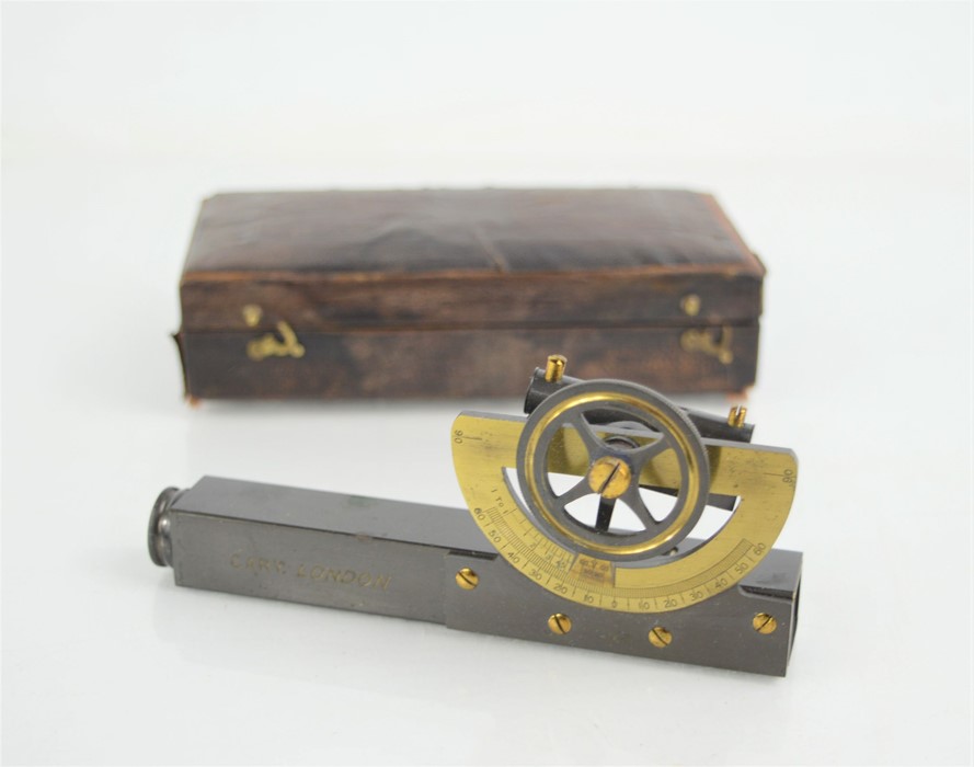 A 19th century Clinometer by Cary, London in case